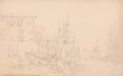 The Hurries, Coal Boats Loading, North Shields by Joseph Mallord William Turner